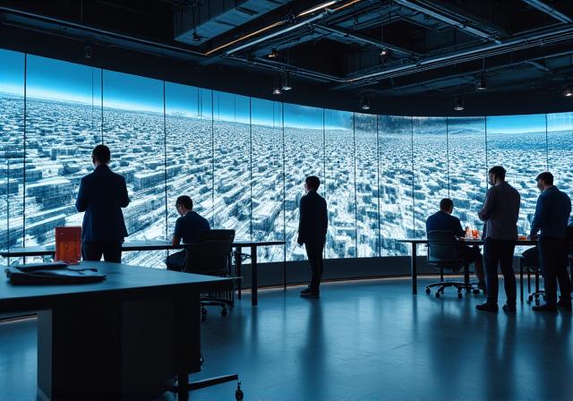 Modernes Architekturstudio in Wien mit digitalen Planungsmodellen
